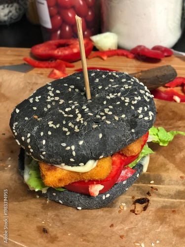 Close-up shot of a gourmet ...