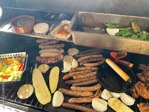 Delicious barbecue spread: ...