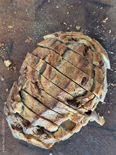 Close-up shot of a sliced l...