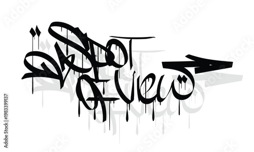 SPOT OF VIEW graffiti tag style design