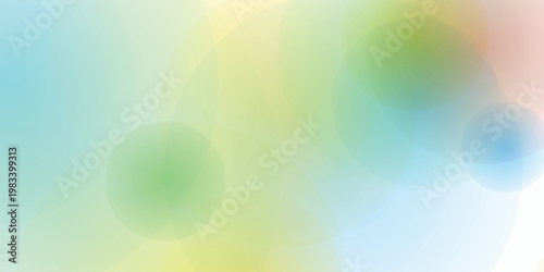 Fotografie Abstract Background Soft bokeh background with pastel circles, ethereal light bl