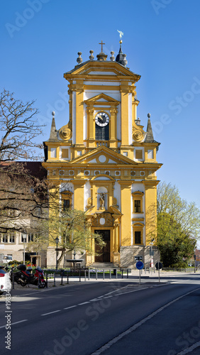 Old Protestant Petrini City Church of Kitzingen, Bavaria, Germany