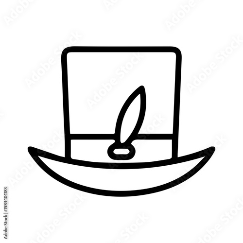 Top hat icon