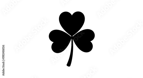 vector illustration of a shamrock