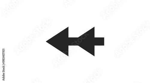 Black Left and Right Arrow Signs.