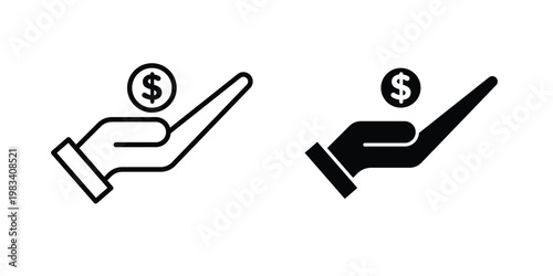 Investment icon vectors set. vector icon for web design