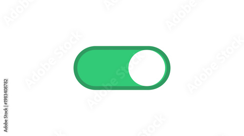 Green toggle switch button on 1.