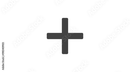 Plus Sign Symbol Icon.