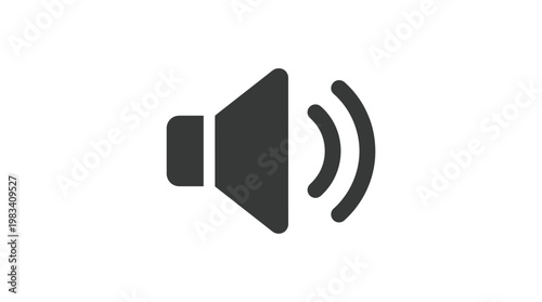 Sound Speaker Icon Volume Symbol.