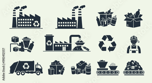 Recycling industrial waste management process.