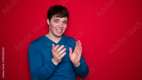 Winning success man happy ecstatic celebrating being a winner.