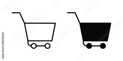 Shopping basket icon vectors set. vector icon for web design