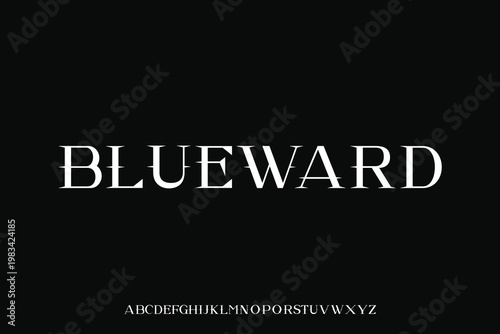 Display alphabet font vector design suitable for headline, poster, logo, magazine and many more