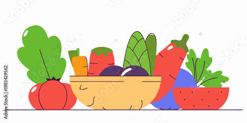 Local farm market food and veggies set. Outline sketch vector illustration of vegetables in ink, chalk, charcoal style for wall art, poster, placard or icons. Culinary stickers, branding for ...