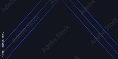 Abstract black and blue with blue glow lines on dark Black mesh background with free space for design. modern technology innovation concept background 4K