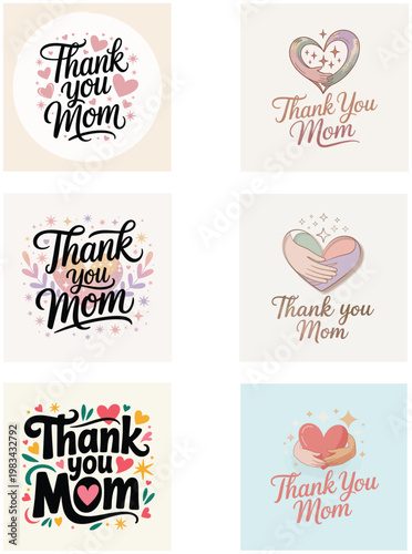 Thankyou mom cards design 2026