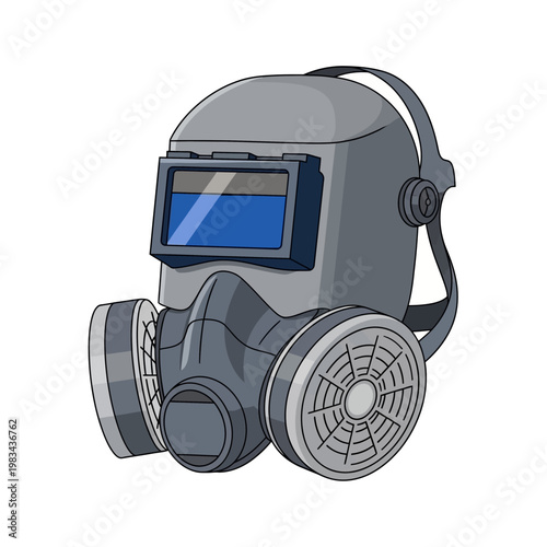 Welding Mask and Respirator for Protection