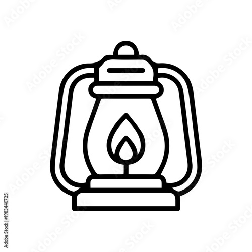 Camping Lantern Icon