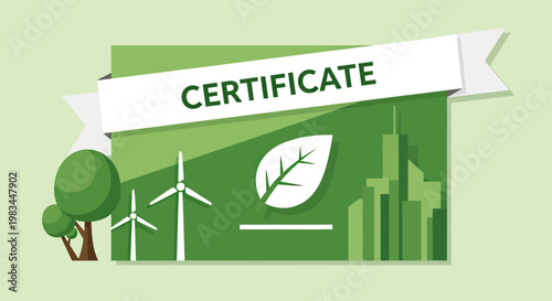Green energy certification for sustainable urban development