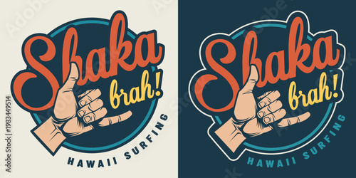 Shaka sign in Hawaii surfing
