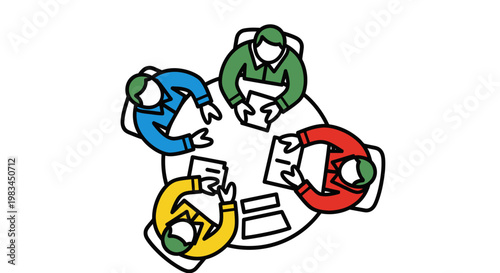 A funny cartoon vector illustration of a man and woman dancing couple designed as a comic art drawing with a playful character flair