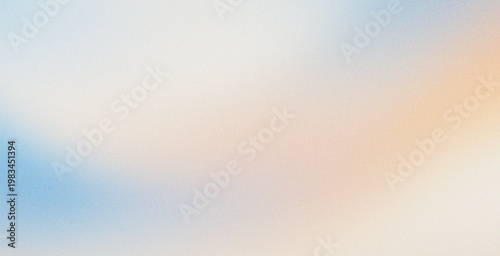 Fotografia Abstract gradient background with soft pastel colors, ethereal blurred texture in light blue and peach tones, dreamy atmospheric wallpaper for minimal web design and creative digital projects