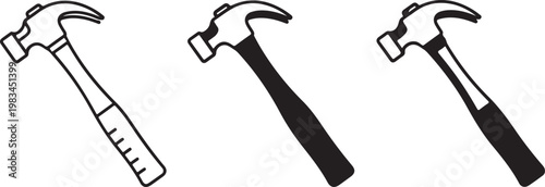 Black and white of three lightning bolts with jagged edges electricity jagged lines abstract