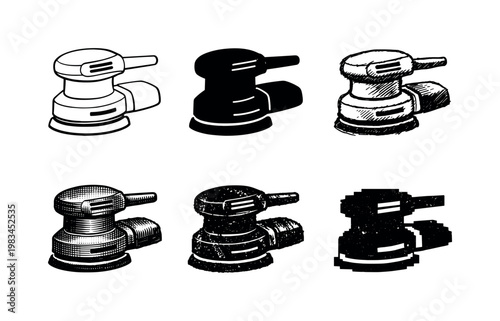 Orbital Sander Variants. Orbital sander designed for precision finishing and fine sanding on flat surfaces