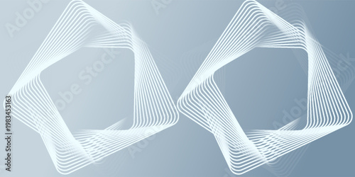 Obraz na płótnie Abstract Blue Wave Pattern Background