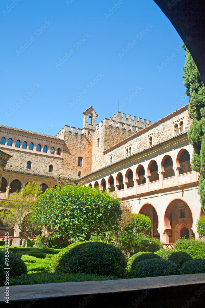 Obraz premium Historic Royal Monastery of Guadalupe, Spain