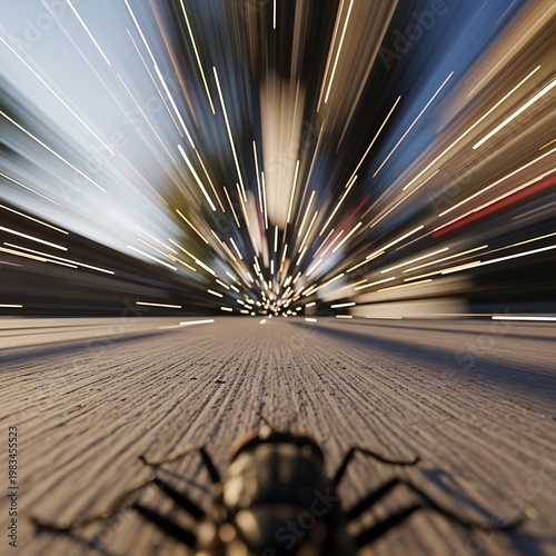 Flys Eye View - A Bugs Perspective on Speeding Lights.