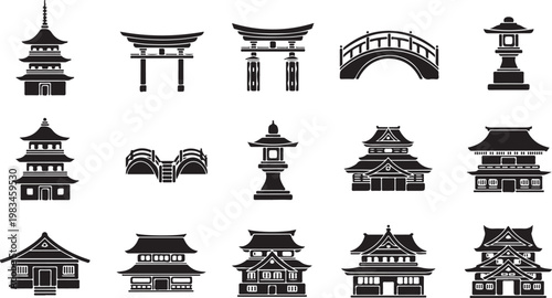 Black and white of various church buildings and architectural structures chapel cathedral steeple de