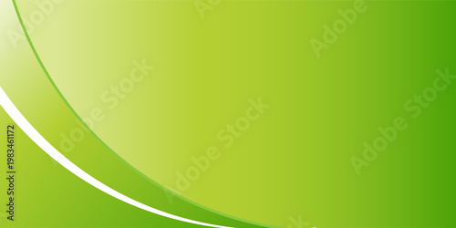 Abstract green and lime gradient background with elegant curved shapes and soft light effects,10eps. vect0r illustration