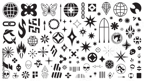 Mystical Symbols & Illustrations: A collection of enigmatic symbols and illustrations, a visual tapestry of intricate design and mysterious meaning.