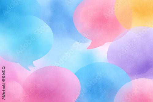 Balloons in soft pastel colors drift against a bright sky, creating a festive scene perfect for celebrations, events, and cheerful banners ideal for greeting cards and party decor