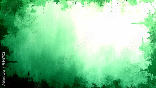 Vector Abstract green painted frame with textures of artistic and vintage vibe suitable for elegant templates and design element needs for modern visual look and artistic templates
