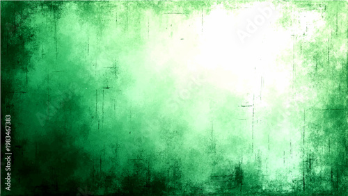 Vector Abstract green grunge texture background and surface art and unique dark style with artistic and concept design