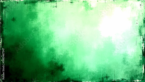 Vector Abstract green backdrop depicts artistic aura and brush stroke texture exudes contemporary appeal with versatile design element suitable to aesthetic needs
