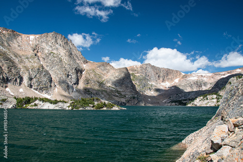 Glacier Lake in the Beartooth Wilderness, Montanna, USA