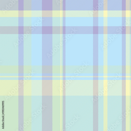 Mockup texture background check, thread vector tartan seamless. Baby fabric pattern textile plaid in light and indigo colors.