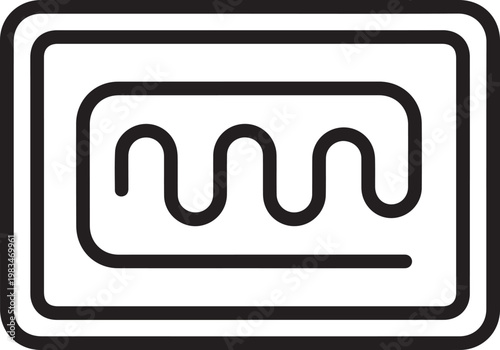 Premium Vector Flat Design Reptile Heat Mat with Raised Edges for Pet Comfort, Veterinary Care, Herpetology, Aquarium Heating, Terrarium Setup, Reptile Enclosure Accessories, Exotic Pet