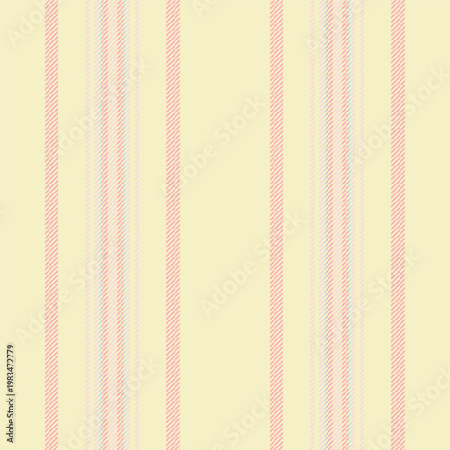 Rectangle background pattern lines, valentine vector fabric seamless. Curtain textile stripe texture vertical in light color.