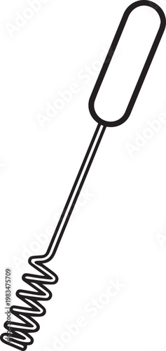 Professional Flexible-Tip Cake Tester Tool for Baking, Pastry, Dessert Testing, Food Industry Quality Control, Restaurant Kitchen Equipment, Dessert Evaluation, Professional Baking Tools