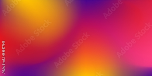 Abstract gradient red orange and pink soft colorful background. Modern horizontal design for mobile app.