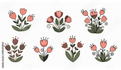 Minimal Assorted Jar and Container Collection with Various Lids Packaging Vector Illustration