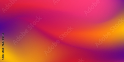 Abstract gradient red orange and pink soft colorful background. Modern horizontal design for mobile app.