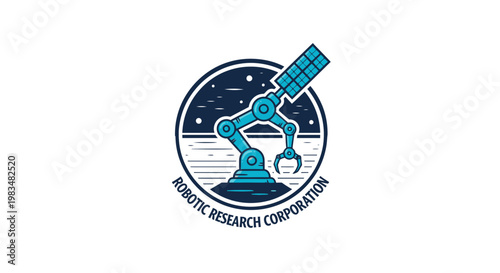 Robotic Arm Reaching for Satellite in Space, Technology Concept