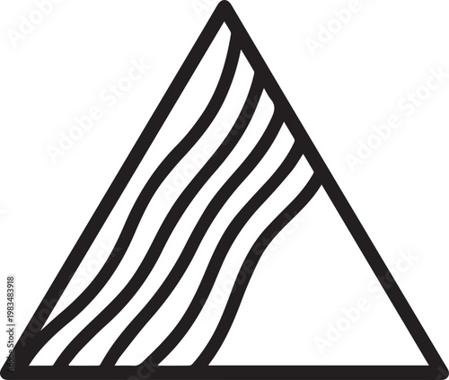 Stunning Minimalist Rainbow Prism Vector Icon Set Perfect for Branding Designs, Educational Materials, Scientific Presentations, Web & App UI Elements, Marketing Collateral, Creative