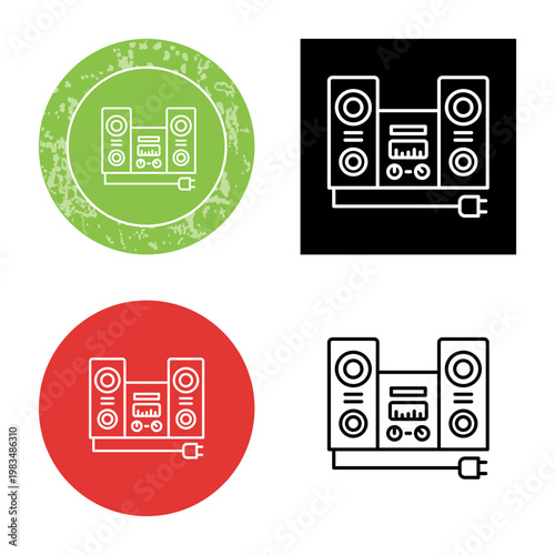 Stereo Icon Design
