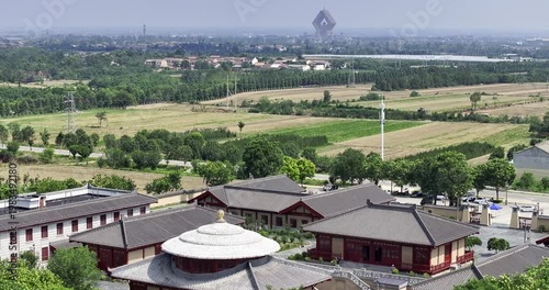 scenery of Zhouyuan Museum in Baoji, China